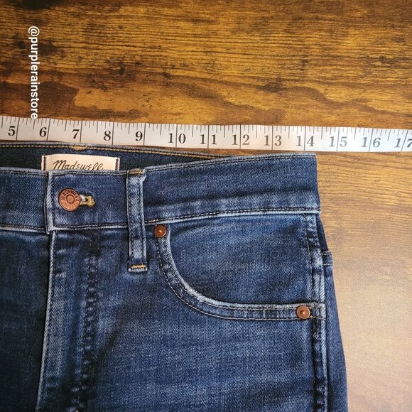 Madewell Jeans 28 Skinny 10" High Rise Cordell Wash MB968 Tummy Control Stretch - Picture 8 of 13